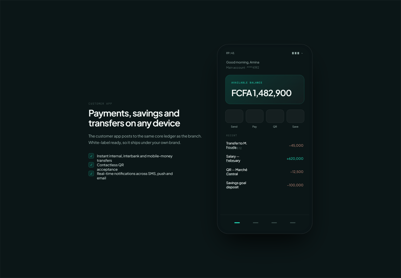Kilima — mobile banking app